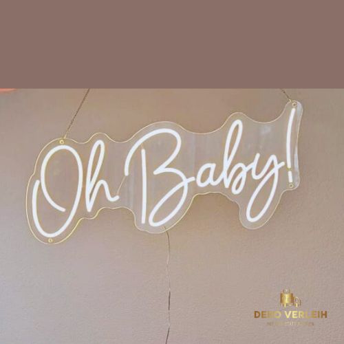 Leuchtschild "Oh Baby"