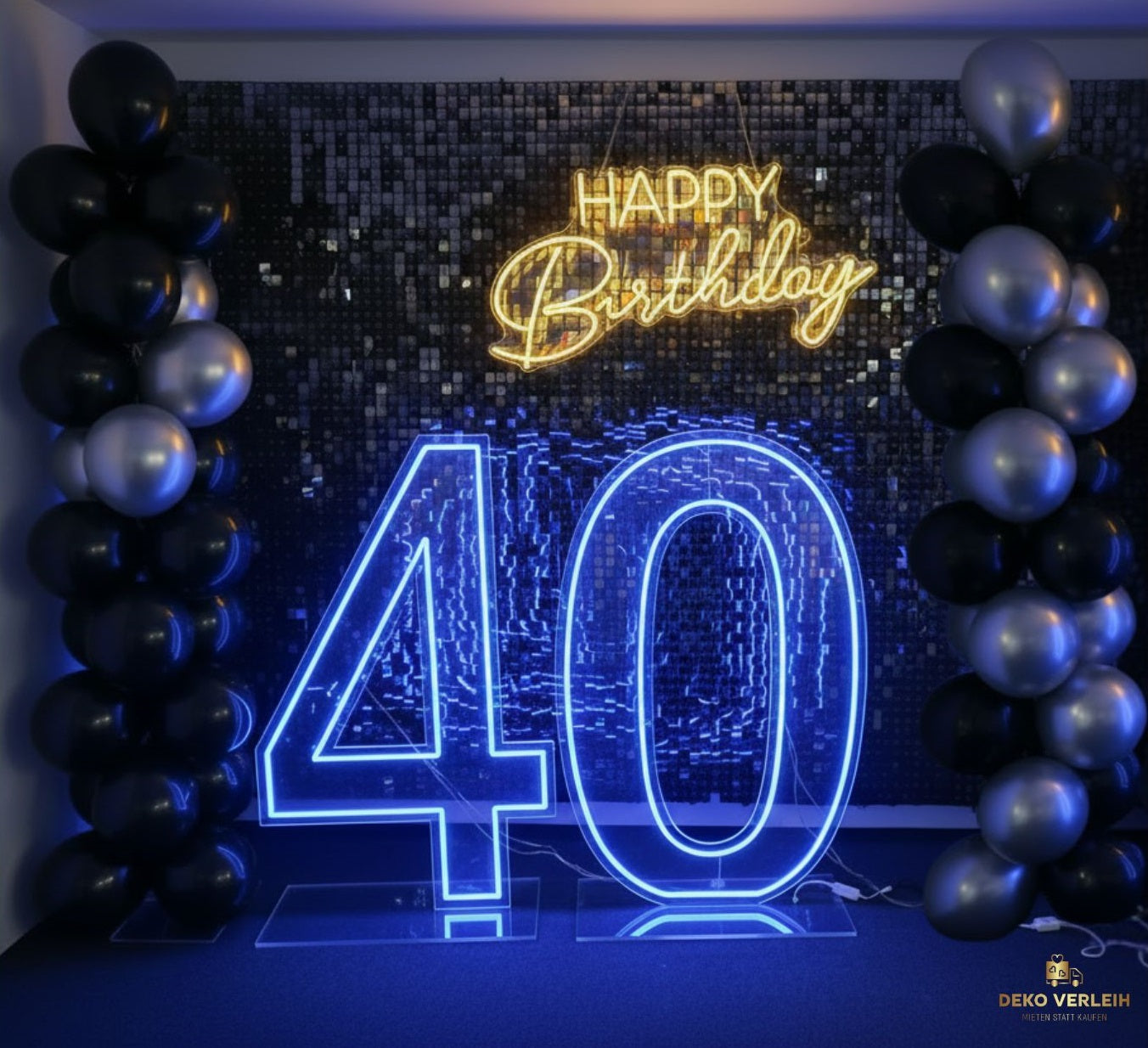 Deko Komplettset - Geburtstags-Fotowand