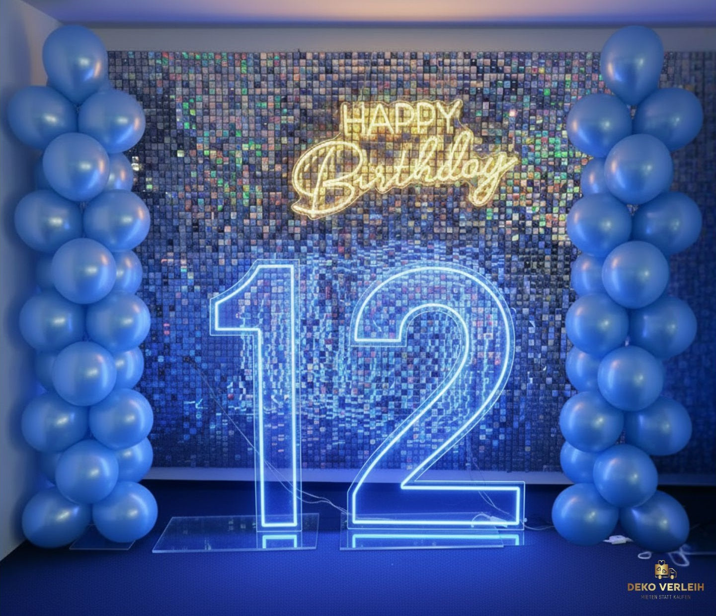 Deko Komplettset - Geburtstags-Fotowand