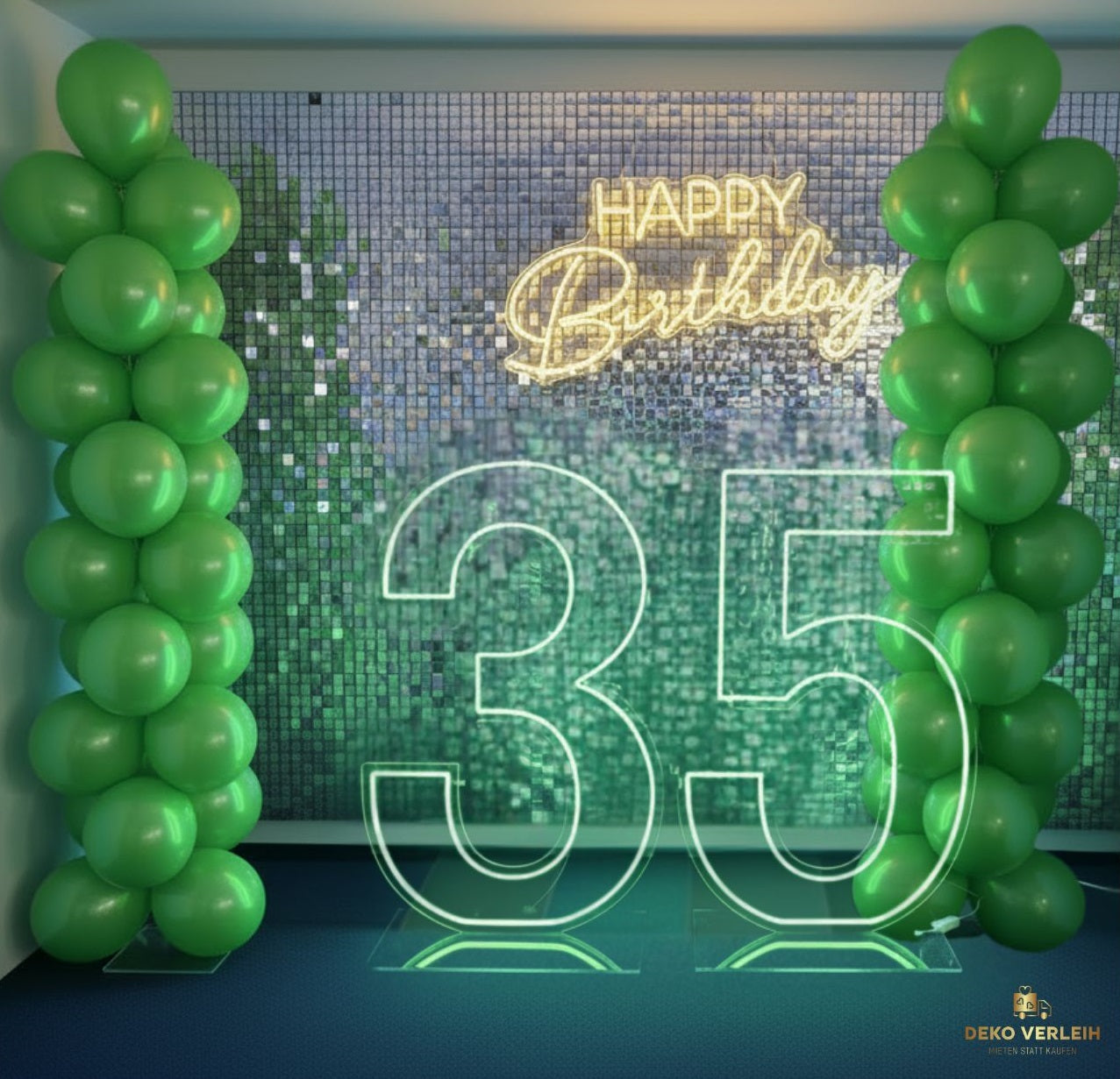 Deko Komplettset - Geburtstags-Fotowand