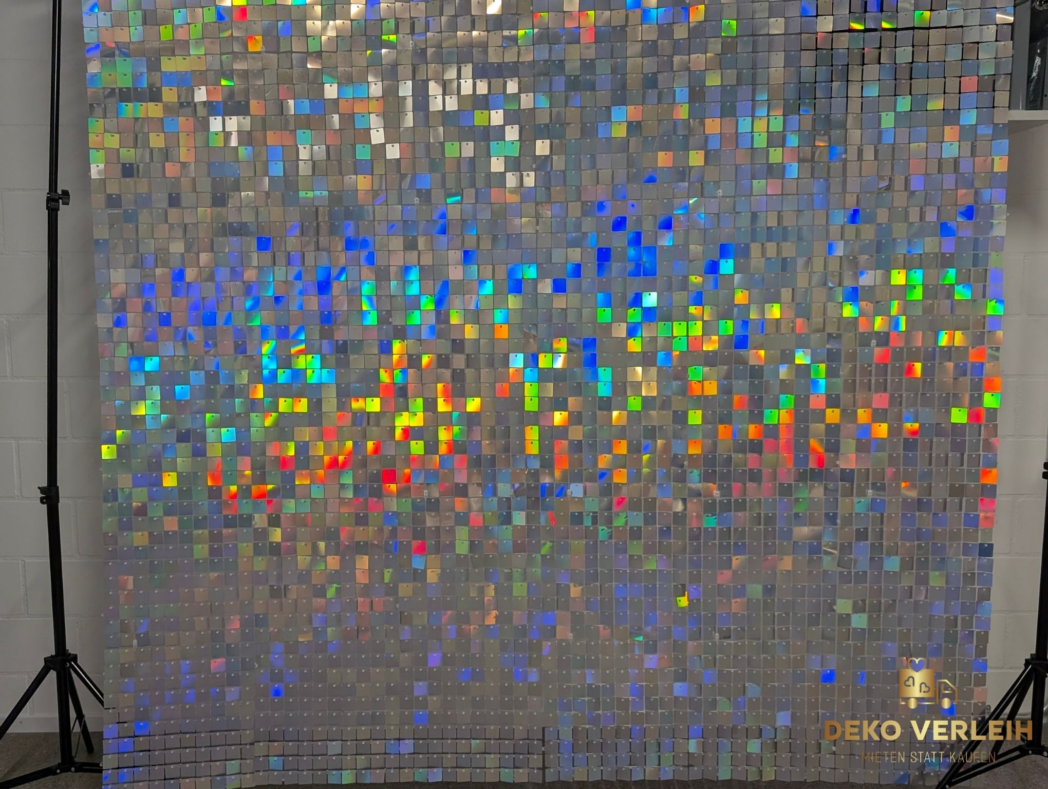Glitzerwand - Fotohintergrund inkl. Gestell