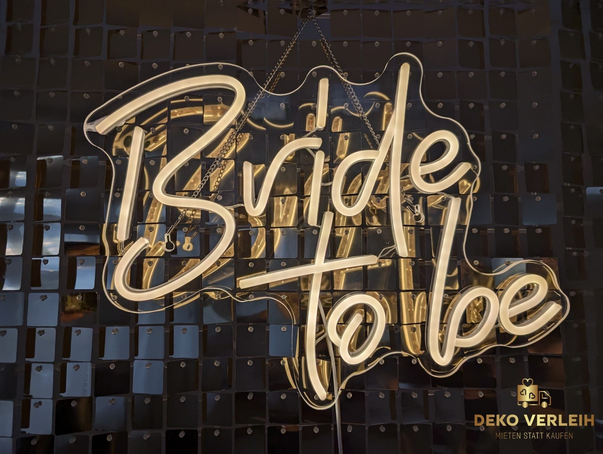 Leuchtschild "Bright to Be"