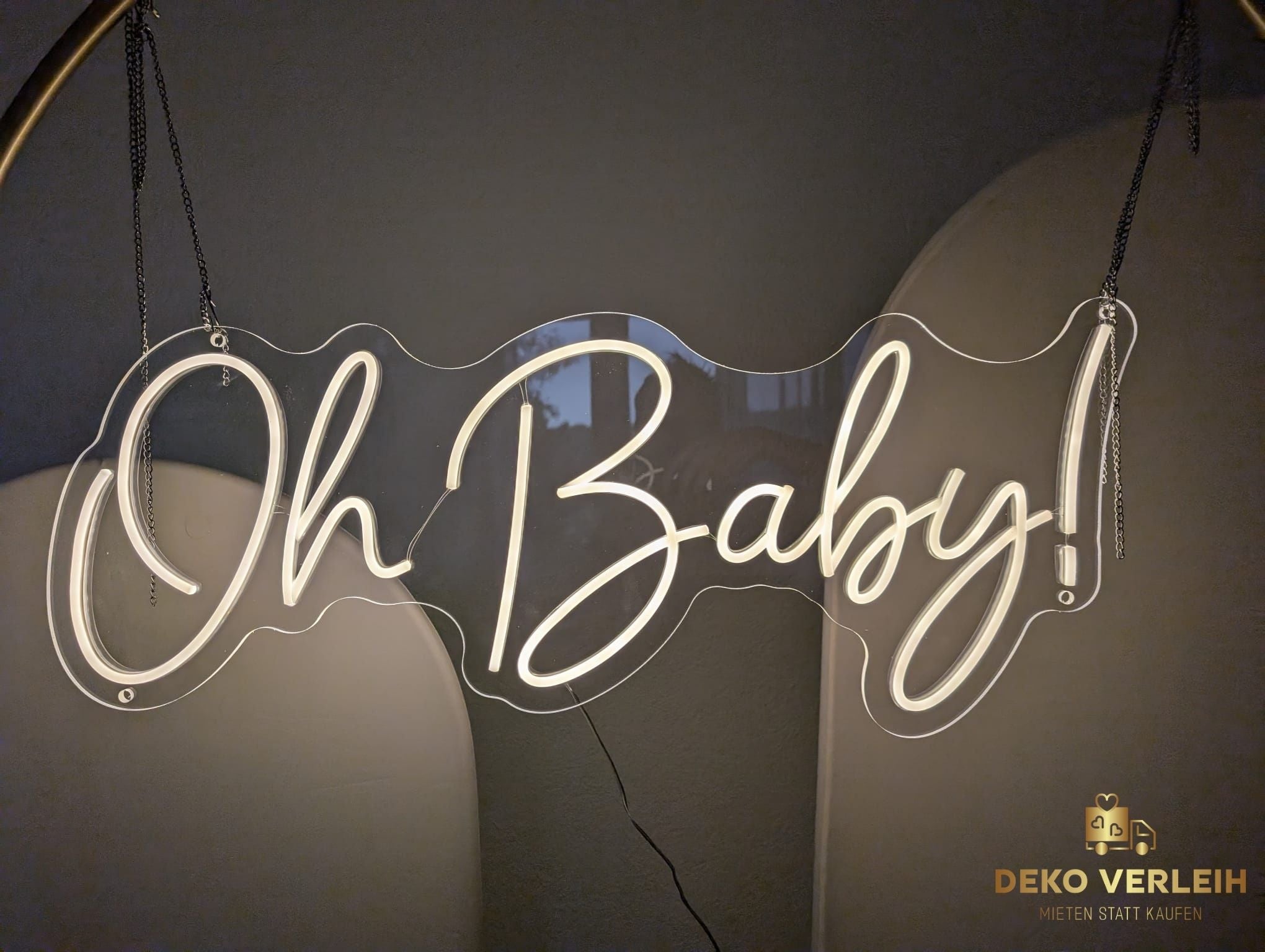 Leuchtschild "Oh Baby"