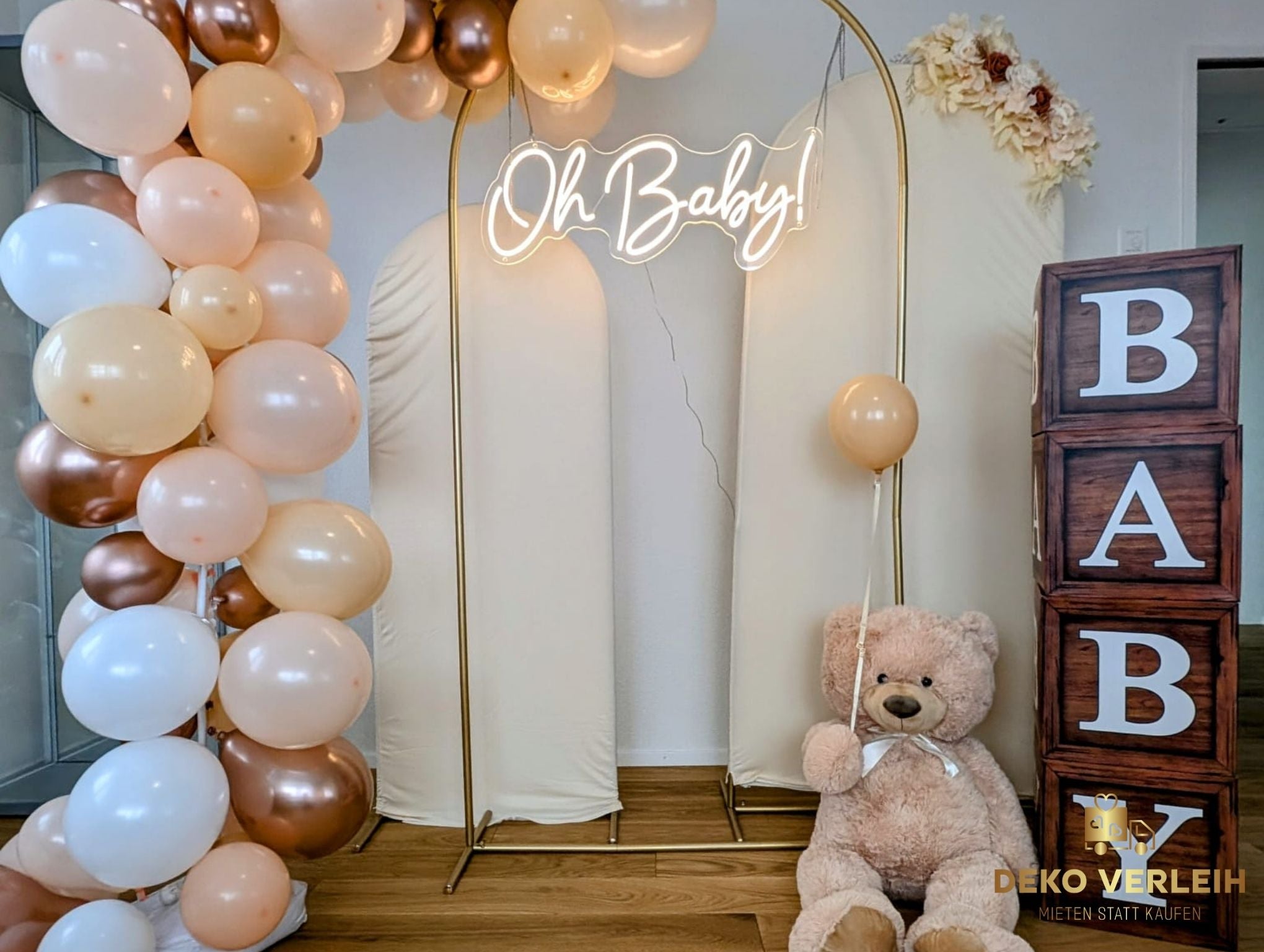 Deko-Komplettset für Baby Gender Reveal Party